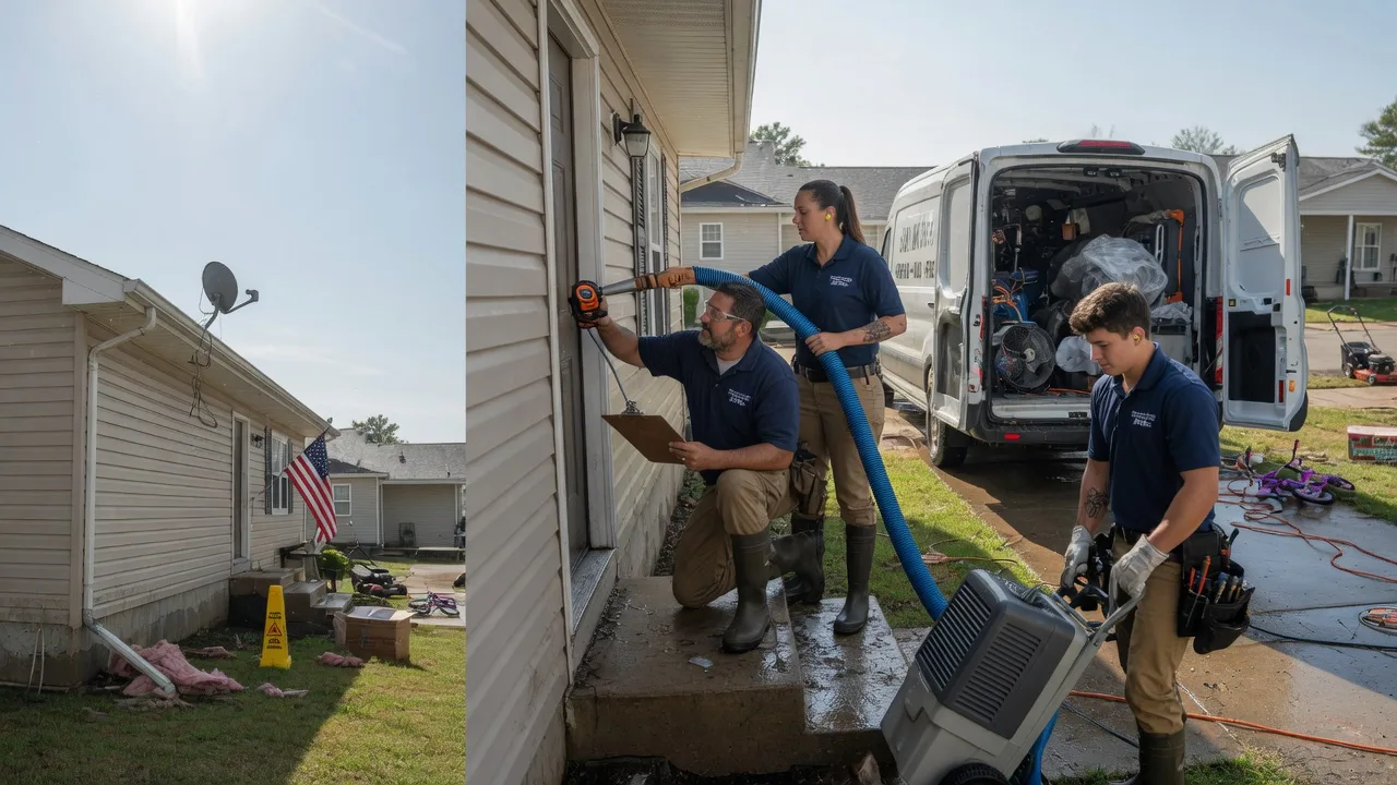 Ceiling Water Damage Restoration in Freeburn, KY near me